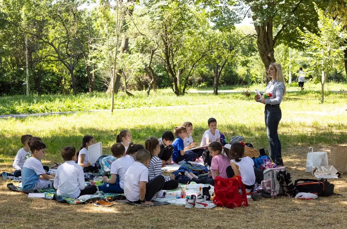 Activitate educațională în parc
